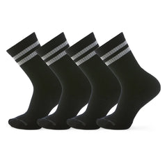 Everyday Athletic Striped Crew Socks 4-Pack
