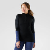 Women's Intraknit™ Thermal Merino Base Layer Colorblock 1/4 Zip