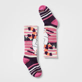 Kids' Wintersport Yeti Pattern Over The Calf Socks