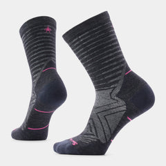 Women's Run Pattern Crew Socks