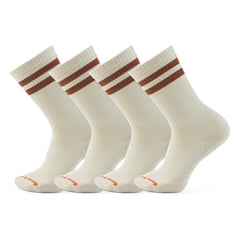 Everyday Athletic Striped Crew Socks 4-Pack