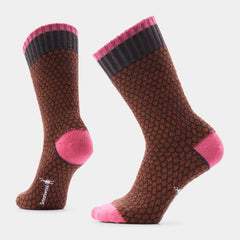 Women's Everyday Cozy Popcorn Polka Dot Crew Socks
