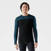 Men's Classic Thermal Merino Base Layer Colorblock Crew Boxed