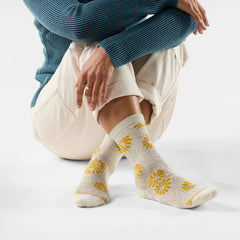 Women's Everyday Floral Crew Socks