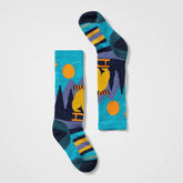 Kids' Ski Sleigh Bear Over The Calf Socks