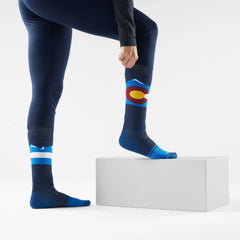 Snowboard Colorado Over The Calf Socks