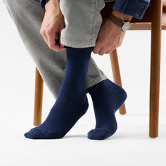 Everyday Basketweave Crew Socks