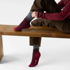 Women's Everyday Cozy Popcorn Cable Crew Socks
