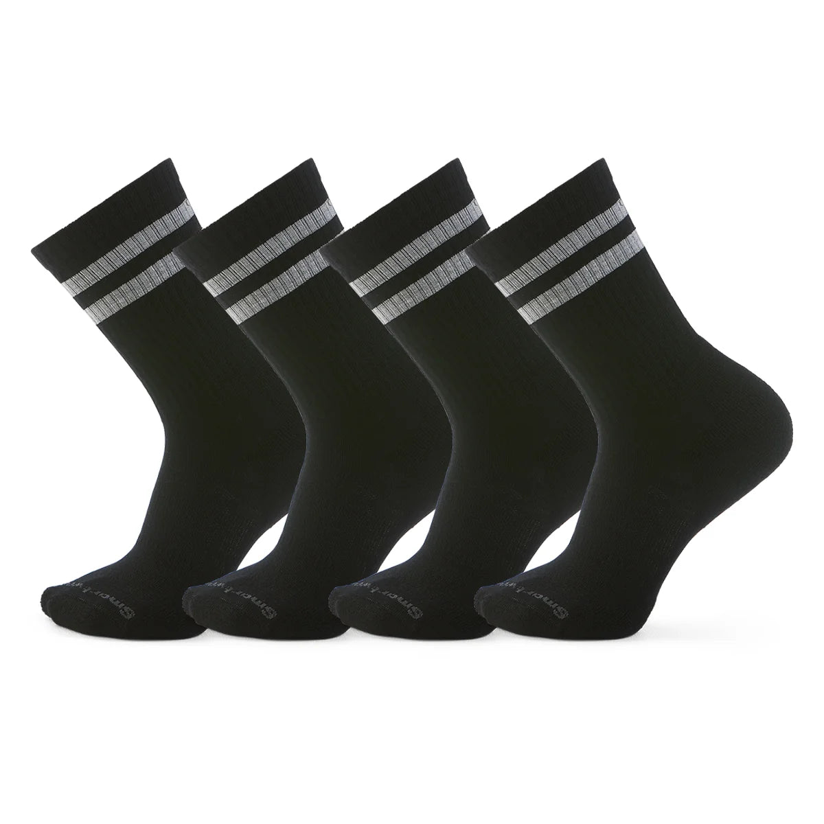 Everyday Athletic Striped Crew Socks 4-Pack