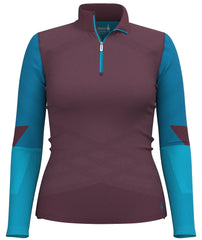 Women's Intraknit™ Thermal Merino Base Layer Colorblock 1/4 Zip
