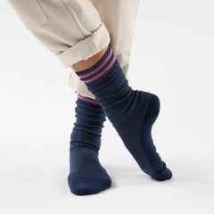Women's Everyday Courtside Texture Tall Crew Socks