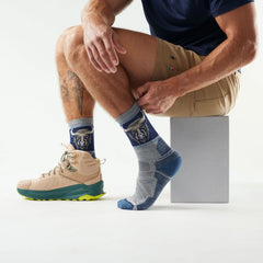 Hike Bison Crew Socks