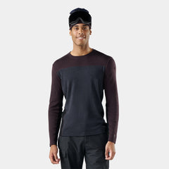Men's Classic Thermal Merino Base Layer Colorblock Crew Boxed