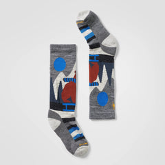 Kids' Ski Sleigh Bear Over The Calf Socks