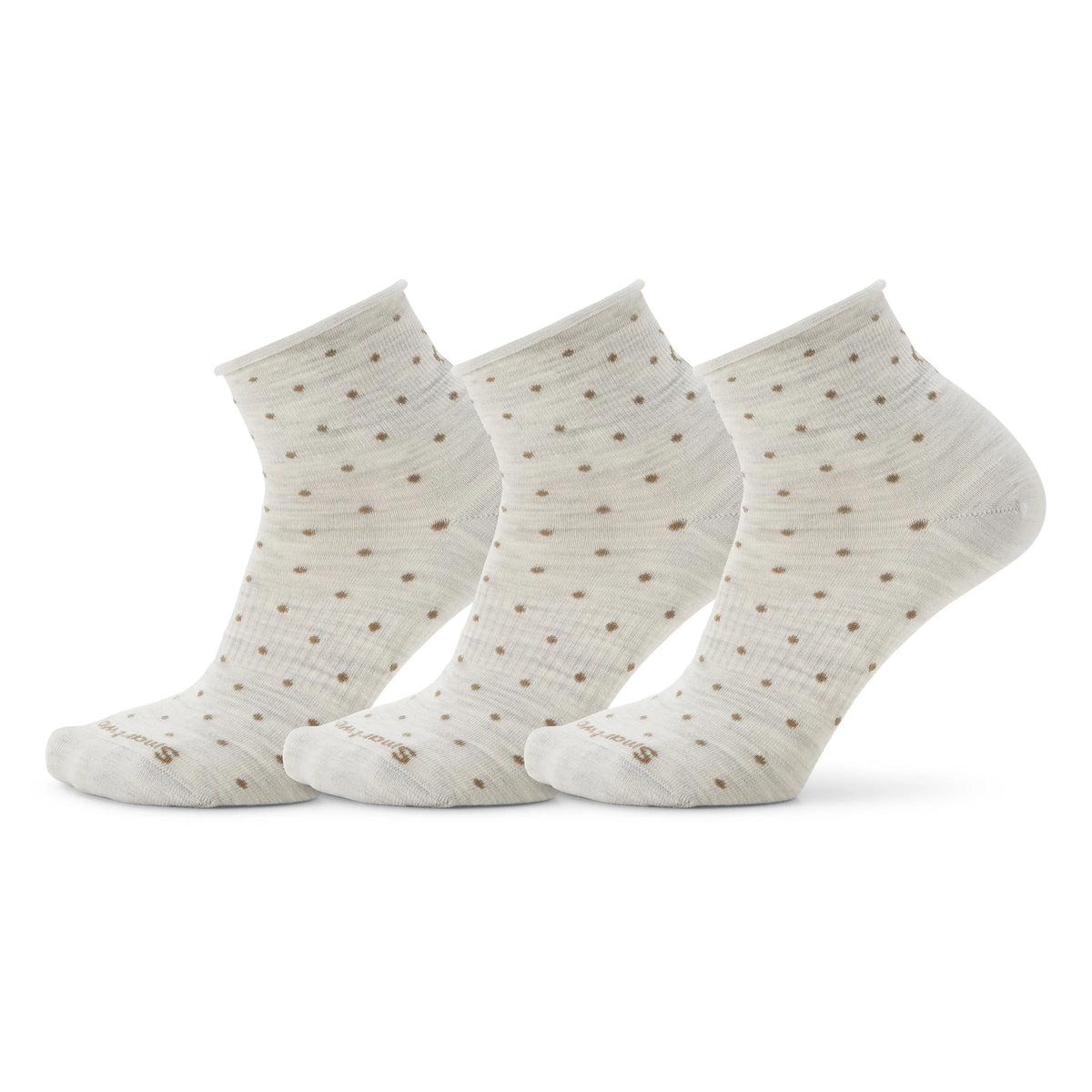 Women's Everyday Classic Dot Ankle Socks 3-Pack