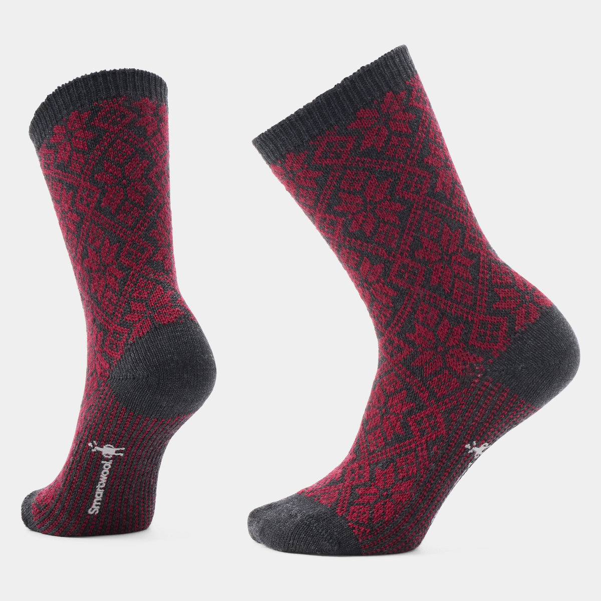 Women's Everyday Cozy Traditional Snowflake Crew Socks