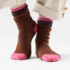 Women's Everyday Cozy Popcorn Polka Dot Crew Socks