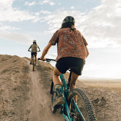 Bike Rugged Ride Print Crew Socks